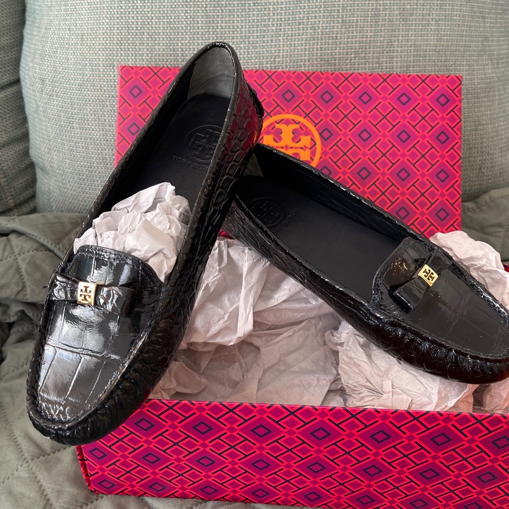 Tory Burch Blue Driving shoes, size 7.5